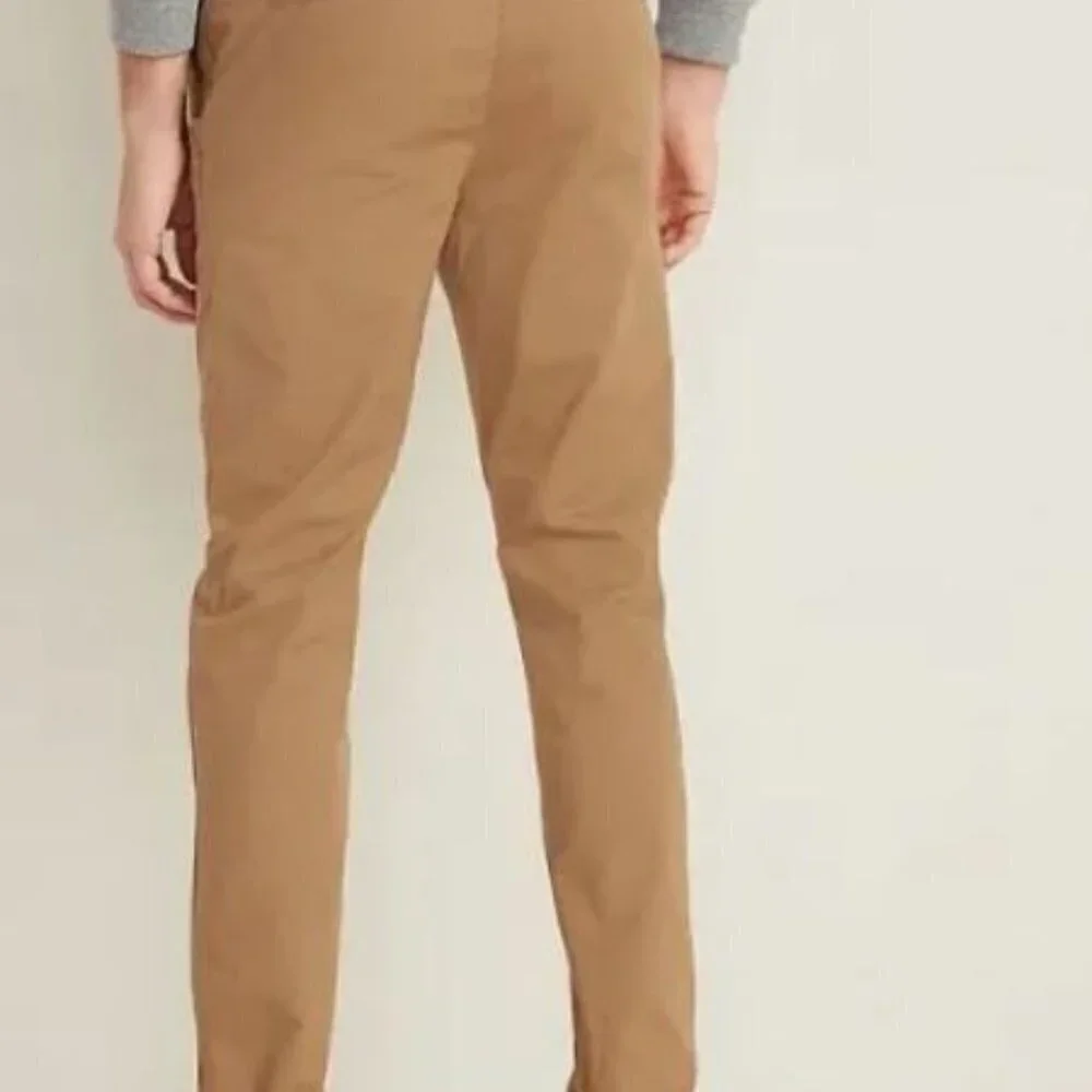 Old Navy Ultimate Tech Slim Built In Flex Chino Y2K Pants 54x30 Dark Khaki $55